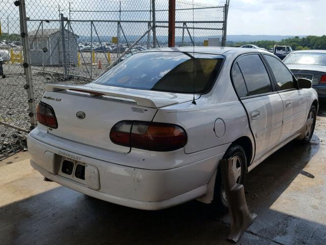1G1NE52JX16204192 - 2001 CHEVROLET MALIBU LS WHITE photo 4