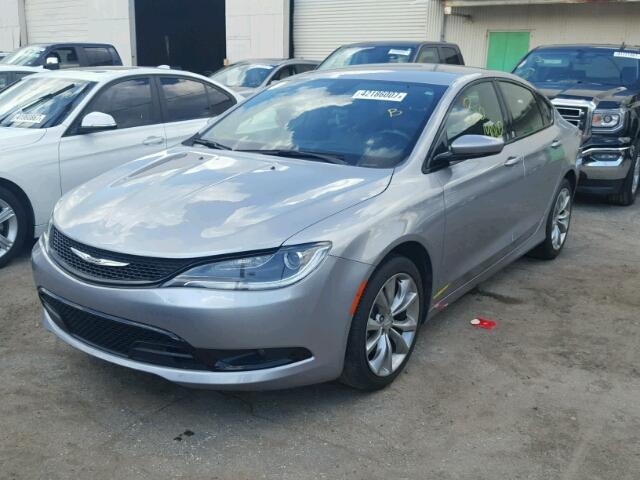 1C3CCCBBXFN625459 - 2015 CHRYSLER 200 GRAY photo 2