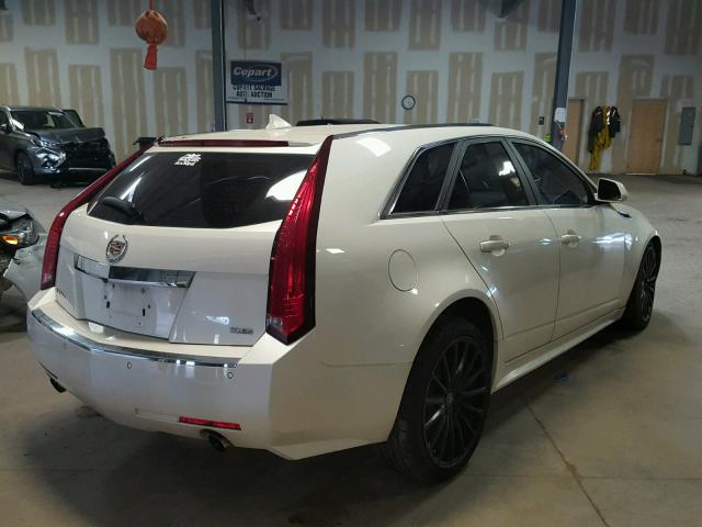 1G6DS8ED2B0111323 - 2011 CADILLAC CTS PREMIU WHITE photo 4