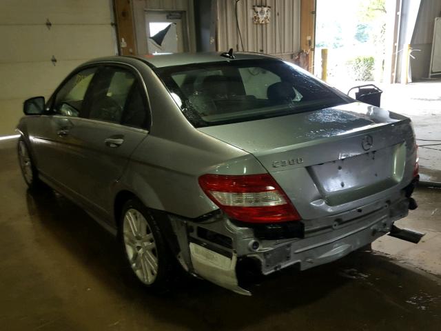 WDDGF81X68F084895 - 2008 MERCEDES-BENZ C 300 4MAT GRAY photo 3