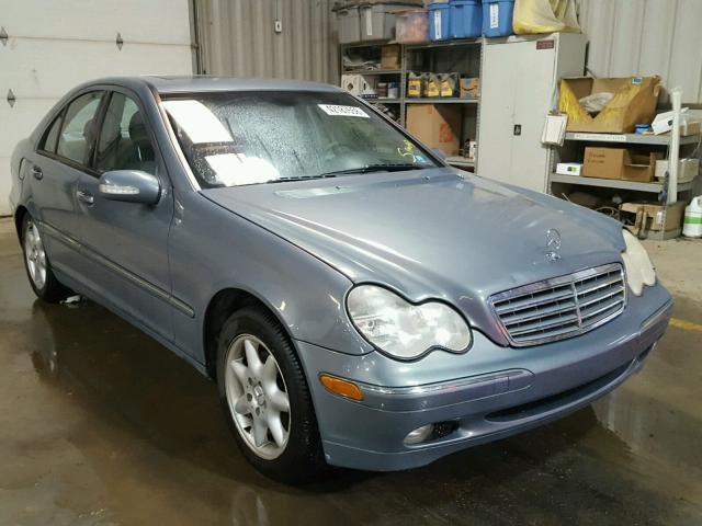 WDBRF81J04F544902 - 2004 MERCEDES-BENZ C 240 4MAT GRAY photo 1