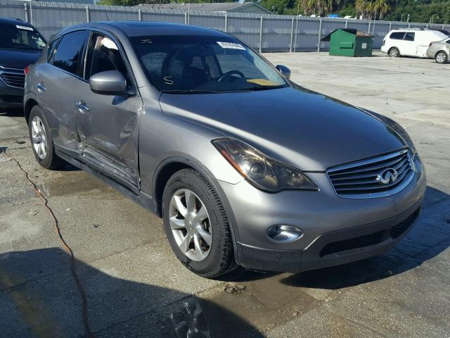 JNKAJ09EX8M306772 - 2008 INFINITI EX35 BASE GRAY photo 1