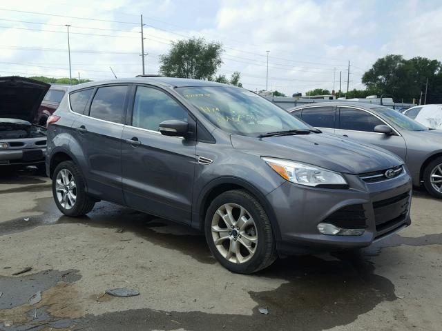 1FMCU9H98DUD25630 - 2013 FORD ESCAPE SEL CHARCOAL photo 1