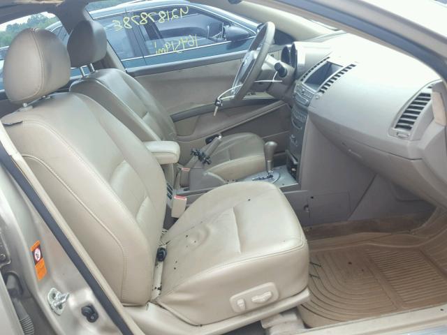 1N4BA41E74C906079 - 2004 NISSAN MAXIMA SE BEIGE photo 5