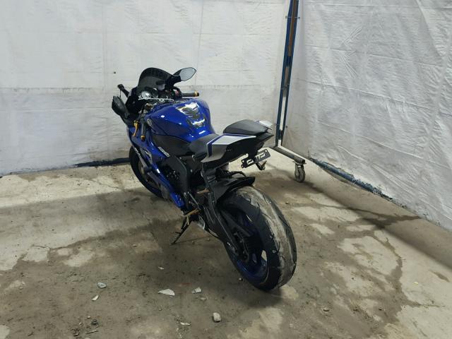 JYARJ28E0HA001568 - 2017 YAMAHA YZFR6 BLUE photo 3