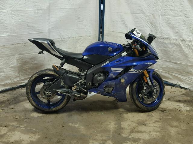 JYARJ28E0HA001568 - 2017 YAMAHA YZFR6 BLUE photo 9