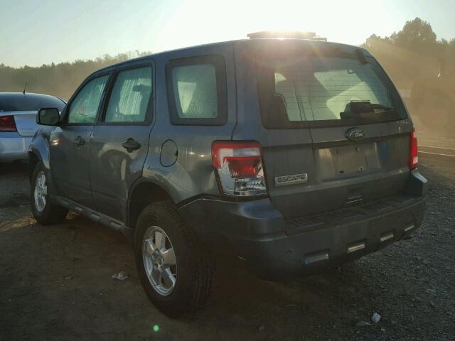 1FMCU9C74CKA59779 - 2012 FORD ESCAPE XLS GRAY photo 3