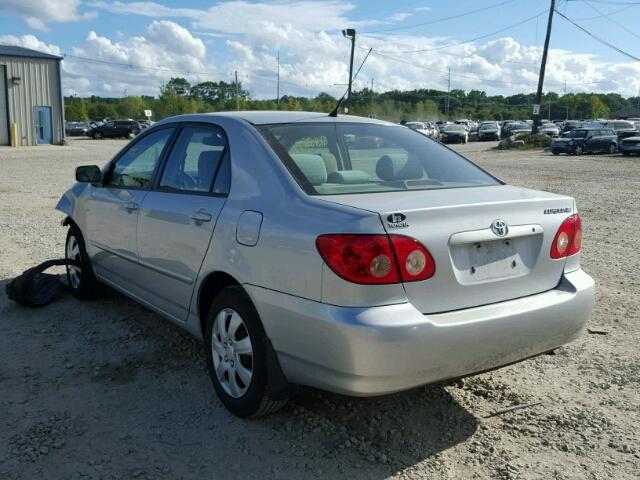 1NXBR32E58Z040504 - 2008 TOYOTA COROLLA CE SILVER photo 3