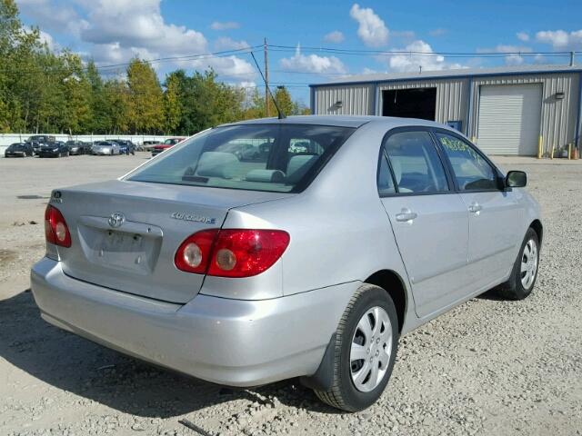 1NXBR32E58Z040504 - 2008 TOYOTA COROLLA CE SILVER photo 4