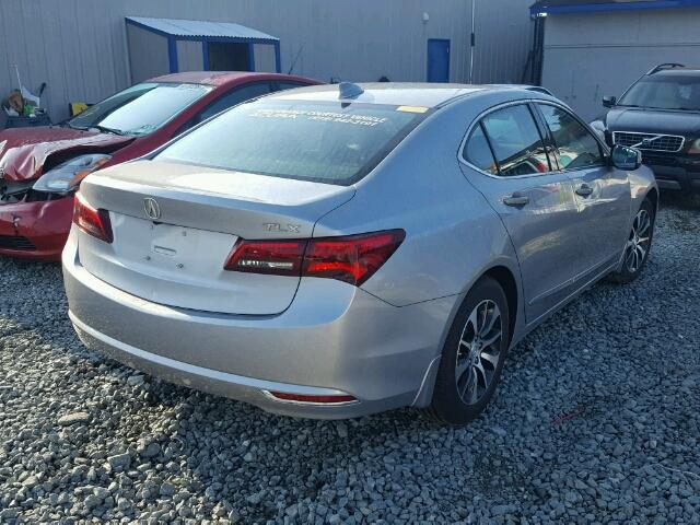 19UUB1F52HA008130 - 2017 ACURA TLX TECH SILVER photo 4