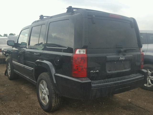 1J8HG48N96C244574 - 2006 JEEP COMMANDER BLACK photo 3