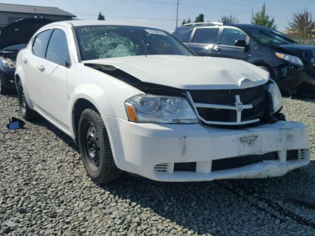 1B3LC46B69N549692 - 2009 DODGE AVENGER SE WHITE photo 1