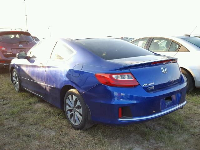 1HGCT1B72FA015768 - 2015 HONDA ACCORD EX BLUE photo 3