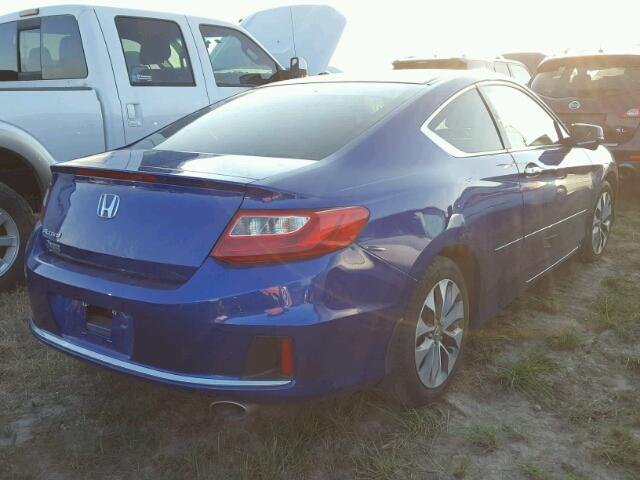 1HGCT1B72FA015768 - 2015 HONDA ACCORD EX BLUE photo 4