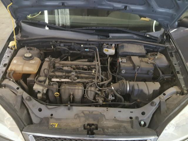 1FAFP34N26W257427 - 2006 FORD FOCUS ZX4 GRAY photo 7