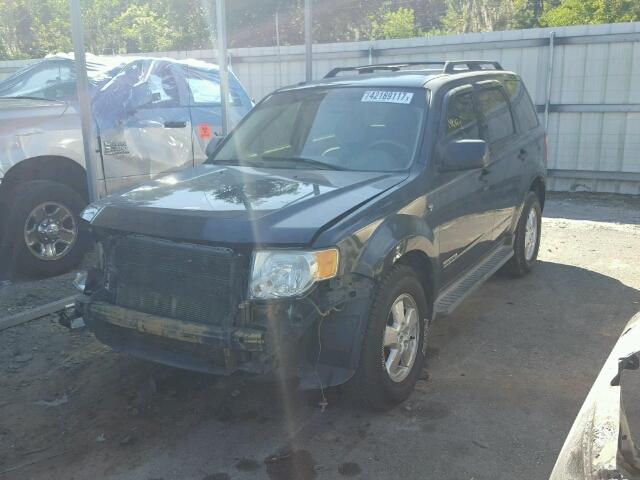 1FMCU03128KE50542 - 2008 FORD ESCAPE XLT GRAY photo 2