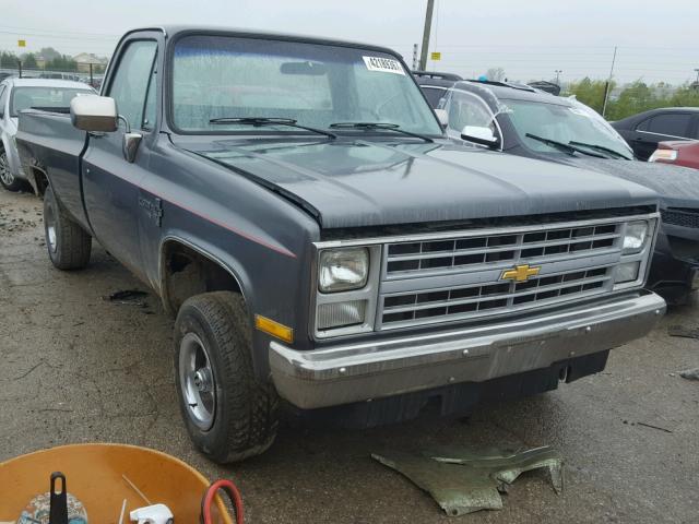 1GCEV14K0HS137416 - 1987 CHEVROLET V10 GRAY photo 1