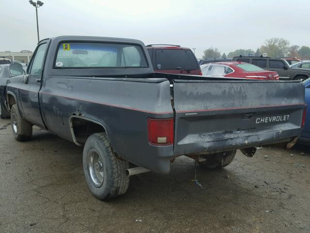 1GCEV14K0HS137416 - 1987 CHEVROLET V10 GRAY photo 3