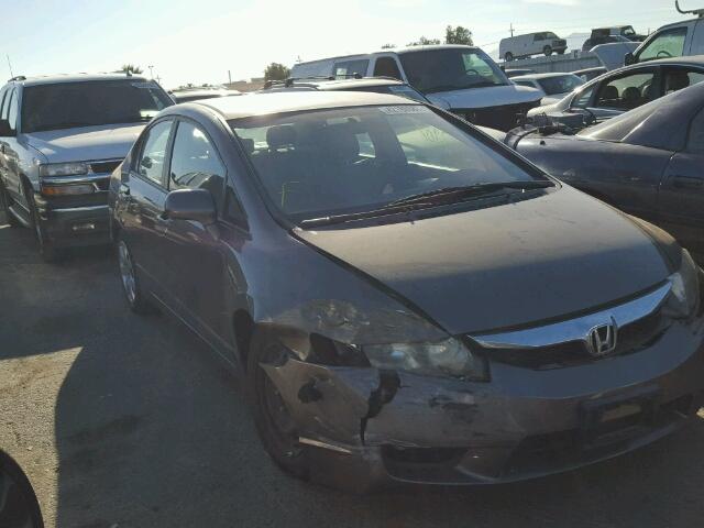 19XFA1F50AE066251 - 2010 HONDA CIVIC LX GRAY photo 1