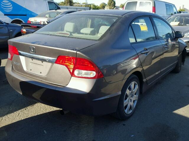 19XFA1F50AE066251 - 2010 HONDA CIVIC LX GRAY photo 3