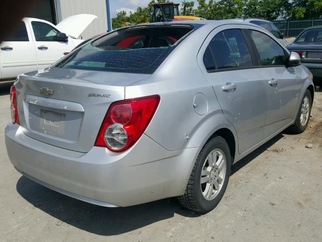 1G1JA5SH2C4129767 - 2012 CHEVROLET SONIC LS GRAY photo 4