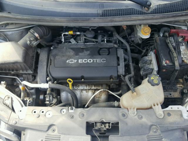 1G1JA5SH2C4129767 - 2012 CHEVROLET SONIC LS GRAY photo 7