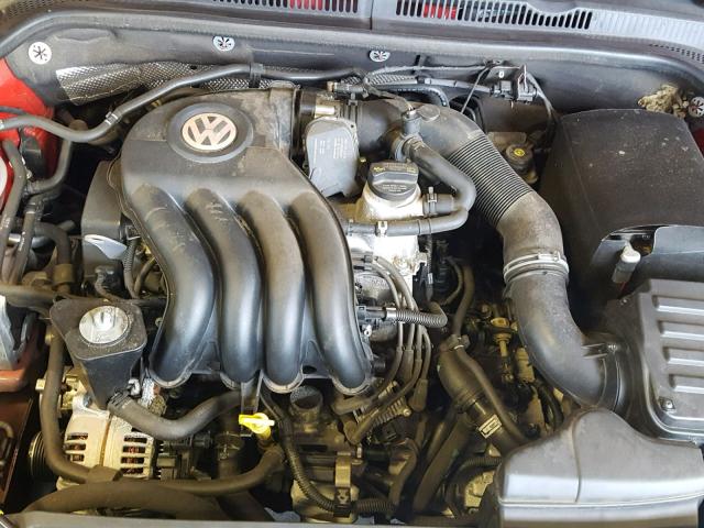 3VW2K7AJ2FM294345 - 2015 VOLKSWAGEN JETTA BASE RED photo 7