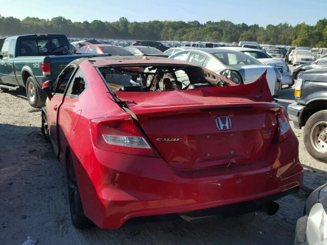 2HGFG4A53CH700524 - 2012 HONDA CIVIC SI RED photo 3