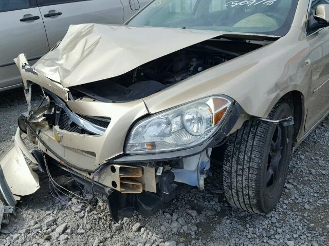 1G1ZH57B18F191756 - 2008 CHEVROLET MALIBU 1LT 米色 照片 10