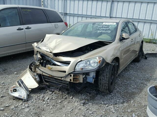 1G1ZH57B18F191756 - 2008 CHEVROLET MALIBU 1LT 米色 照片 2
