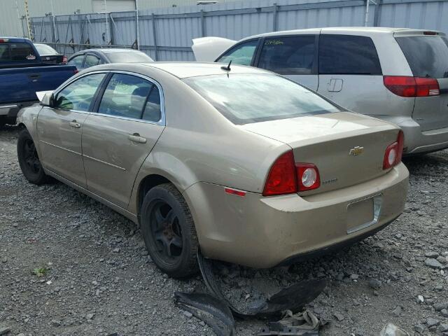 1G1ZH57B18F191756 - 2008 CHEVROLET MALIBU 1LT 米色 照片 3