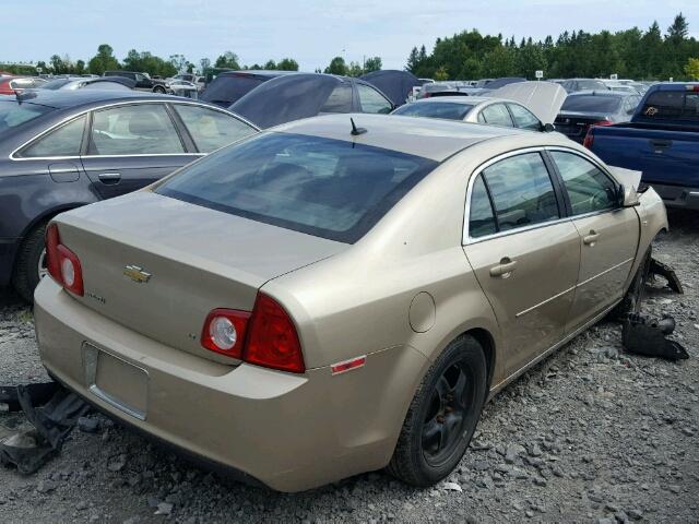 1G1ZH57B18F191756 - 2008 CHEVROLET MALIBU 1LT 米色 照片 4