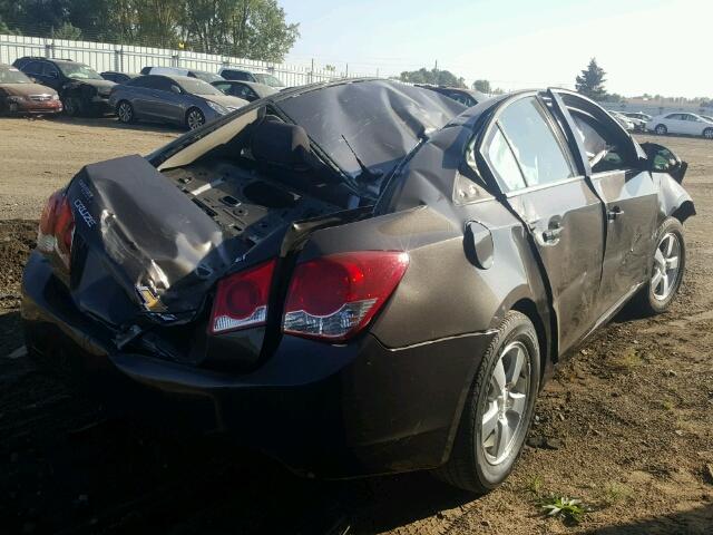 1G1PC5SB6E7287112 - 2014 CHEVROLET CRUZE LT GRAY photo 4