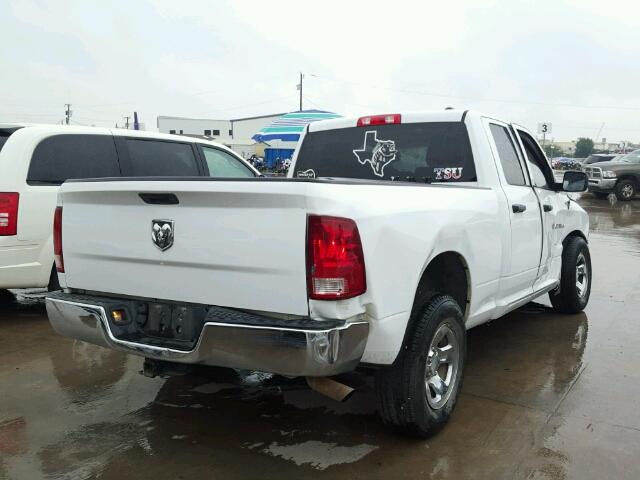 1C6RD6FK0CS200433 - 2012 DODGE RAM 1500 WHITE photo 4