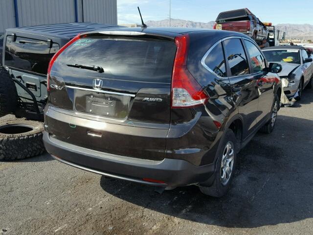 2HKRM4H32EH661573 - 2014 HONDA CR-V LX BLACK photo 4