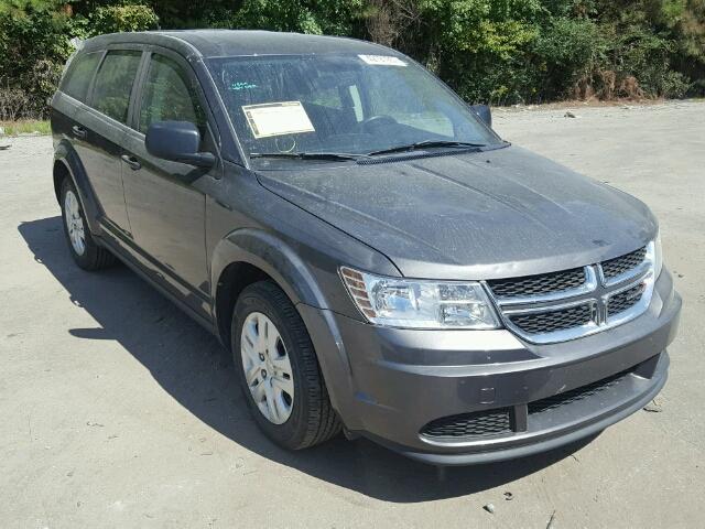 3C4PDCAB0FT559595 - 2015 DODGE JOURNEY SE GRAY photo 1