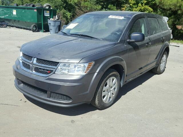 3C4PDCAB0FT559595 - 2015 DODGE JOURNEY SE GRAY photo 2