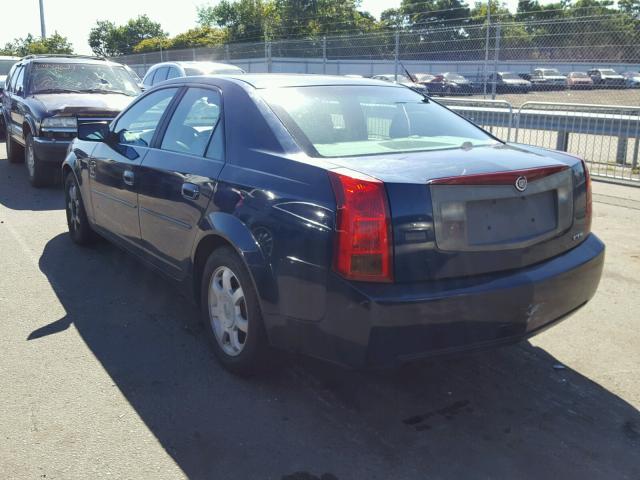 1G6DM57N630146995 - 2003 CADILLAC CTS BLUE photo 3