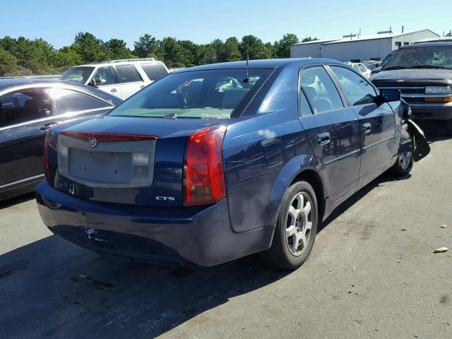 1G6DM57N630146995 - 2003 CADILLAC CTS BLUE photo 4