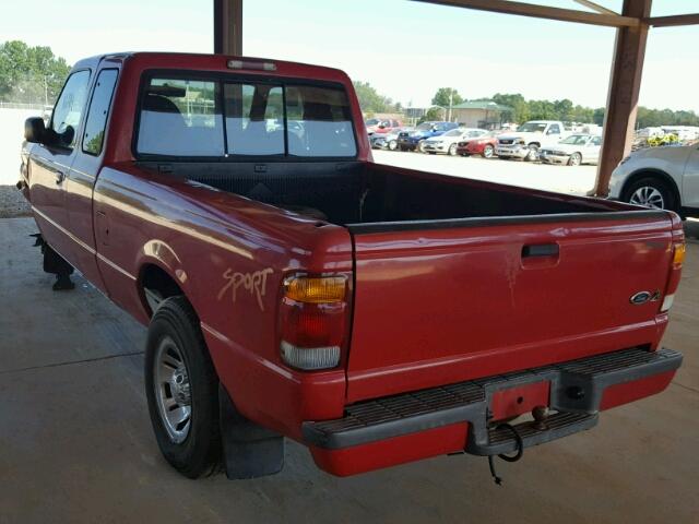 1FTYR14VXXPB96146 - 1999 FORD RANGER SUP RED photo 3