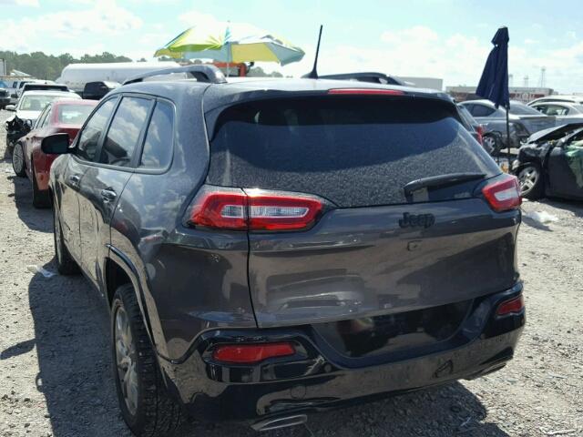 1C4PJLCX9JD588934 - 2018 JEEP CHEROKEE L GRAY photo 3