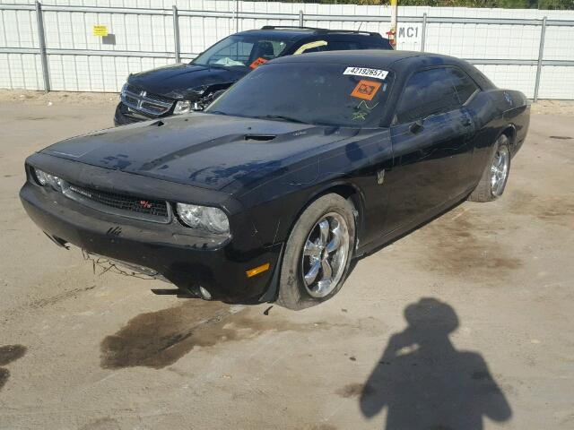 2C3CDYBT5CH144560 - 2012 DODGE CHALLENGER BLACK photo 2