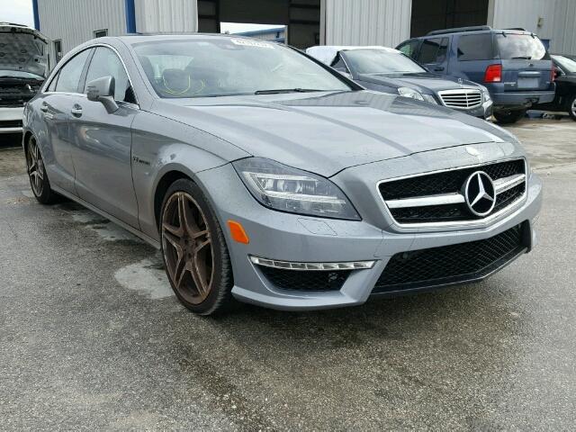 WDDLJ7EB0CA041147 - 2012 MERCEDES-BENZ CLS 63 AMG GRAY photo 1