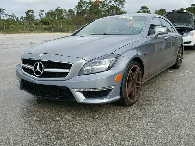 WDDLJ7EB0CA041147 - 2012 MERCEDES-BENZ CLS 63 AMG GRAY photo 2