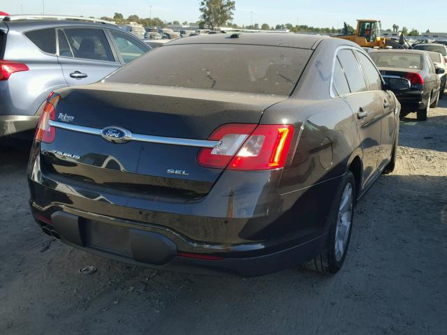 1FAHP2EW4CG139041 - 2012 FORD TAURUS SEL BLACK photo 4