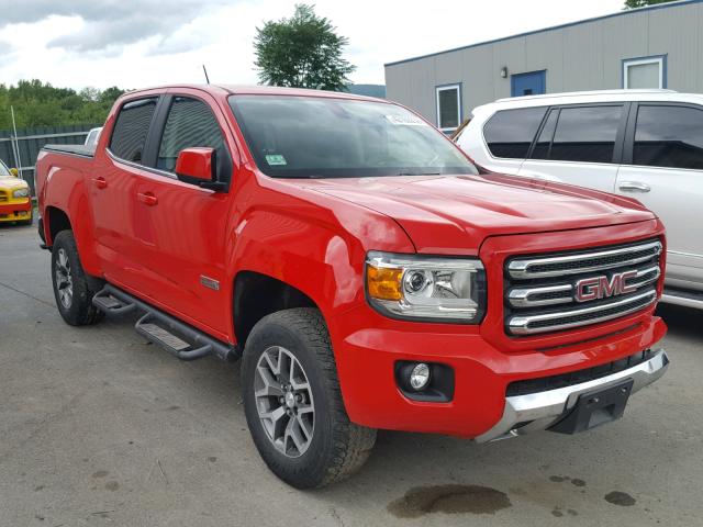 1GTG6BE30F1227607 - 2015 GMC CANYON SLE RED photo 1