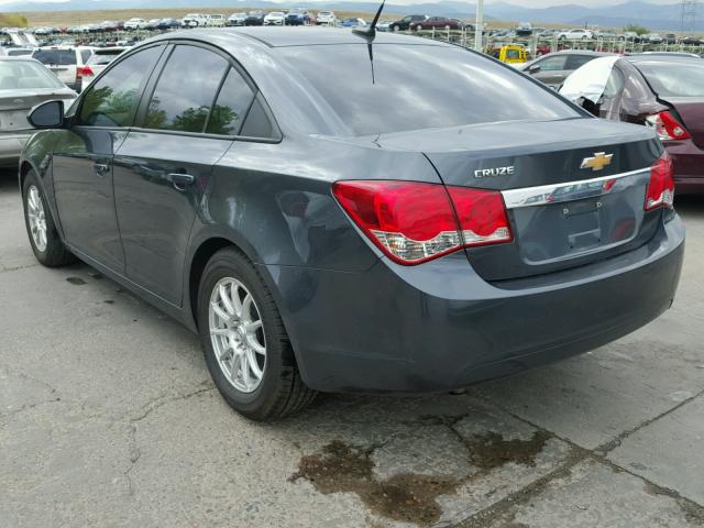 1G1PB5SH0D7191854 - 2013 CHEVROLET CRUZE GRAY photo 3