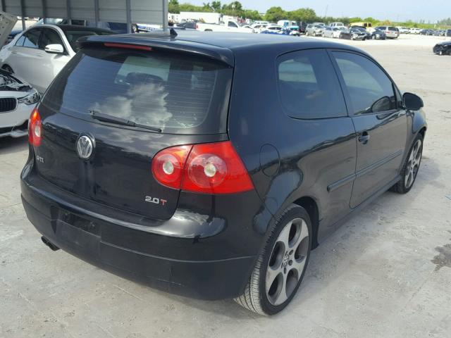 WVWEV71K87W128395 - 2007 VOLKSWAGEN NEW GTI BLACK photo 4