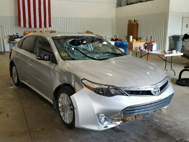 4T1BD1EB8DU011643 - 2013 TOYOTA AVALON HYB SILVER photo 1