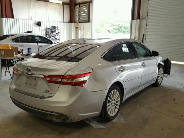 4T1BD1EB8DU011643 - 2013 TOYOTA AVALON HYB SILVER photo 4